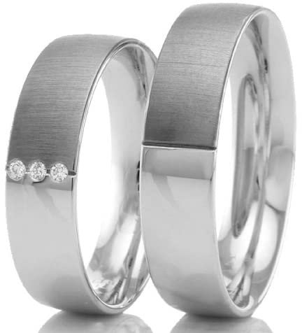 Trauringe Gold Paar B-48-06107-08