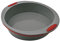 Jata Hogar MC65 Molde para repostería y Cocina, Silicona, Gris/Rojo, 23 cm