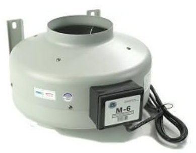 Tjernlund M-6 Inline Duct Booster Fan, Hydroponic Blower Heat Air Conditioning Vent Exhaust, 460 CFM, 6