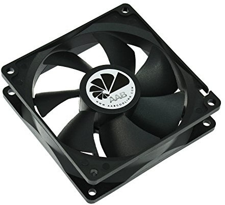 AAB Cooling Fan 9 - Un Silencioso Ventilador PC de la Serie Económica | Fan PC | Ventilador Laptop | Cooler 9cm | 92mm Ventilador 12V | 68 m3/h | 2200 RPM