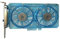 Vantec SP-FC70-BL Spectrum System Fan Card with Dual Adjustable 70mm UV LED Fans (Blue)