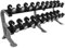 Heavy Duty Kurzhantel Studio Satz von 5-27,5Kg (10 Paar) inkl. Oval-Line Ablage/Rack