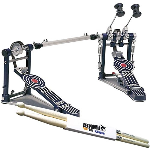 SONOR GDPR-3 Giant Step Drum Pedal Double-Bass Fussmaschine + keepdrum Drumsticks 1 Paar