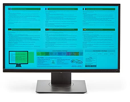 Crossbow Education: Monitor Overlay 21.5inch widecreen - Aqua