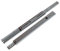 MFI BALL BEARING DRAWER RUNNER 28MM X 278MM EXTENDS TO 452MM, 12KG CAPACITY, GALVANISED STEEL, SILVER, SIDE MOUNT