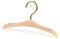 EGMONT TOYS Kleiderbügel aus Holz, für Puppensachen, Länge 18 cm - Puppenzubehör, 1 Stück