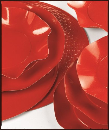E. CALVI SRL '' Piatto Fondo, Rosso, Twenty. 10 Pezzi.