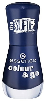 Essence Colour & Go Quick drying Nail Polish - The Suede - Nr. 196 I Love my blue jeans Farbe: Dunkelblau Inhalt: 8ml Nagellack Nail Polish für schöne Nägel