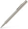 Graf von Faber-Castell 138010 - Taschendrehbleistift Pocket Pen Taschendrehbleistift platiniert Metallschaft kanneliert, silber, 1 Stück