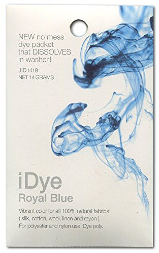 Jacquard iDye Stofffarbe Königsblau für natürliche Textilfasern, 14 g