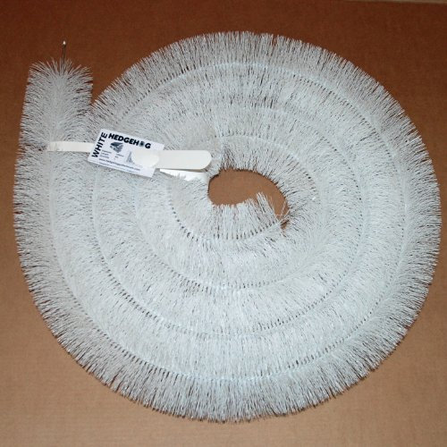 Hedgehog Gutter Brush Leaf Guard 125mm x 4m Length White