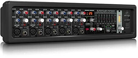 Behringer EUROPOWER PMP550M 500-Watt-5-Kanal-Powermixer mit Klark Teknik Multi-FX-Prozessor, FBQ-Feedback-Erkennungssystem und Wireless-Option