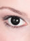 Hexe komplett schwarz Kontaktlinsen/Jahreslinsen - Motivlinsen ohne Sehstärke - Unisex - Erwachsene - ideal für Halloween, Karneval, Motto-Party & Horror-Events
