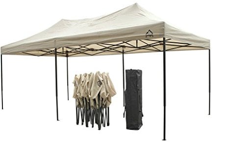 All Seasons Gazebos 3x6m vollständig wasserdichtes Faltpavillon - Beige