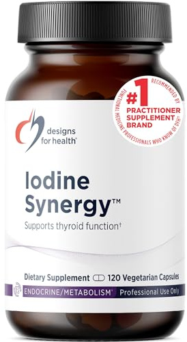 Designs for Health Iodine with Selenium, Iodine Synergy, 120 Capsules