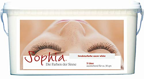 SOPHIA Strukturfarbe snow white (5 Liter)