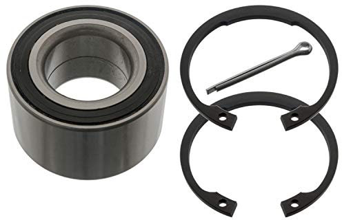 febi bilstein 03096 Radlagersatz mit Sicherungsringen und Splint , 1 Stück