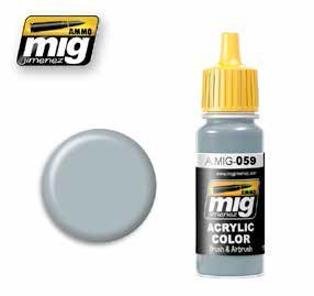 AMMO A.MIG-0059 Grey Acrylfarben (17 ml), Mehrfarbig