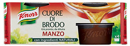 Knorr - Cuore Di Brodo, Manzo, Gia' Pronto, Da Diluire - 112 G 4 Vaschette