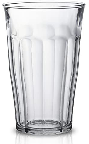 Duralex 1030AB06A0111 Picardie Six Trinkglas, Wasserglas, Saftglas, 500ml, Glas, transparent, 6 Stück