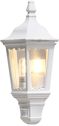 Konstsmide Firenze 7230 Wandleuchte (B: 25cm T: 16cm H: 49,5cm, 1x100W, IP43) matt-weiß