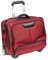 DERMATA Notebooktasche Notebooktrolley 17 Zoll Pilotenkoffer Trolley [ Laptop max. 41 x 29 cm] mit Schultergurt/Rot