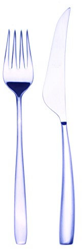 MEPRA Avanguardia Ice Servizio Frutta, 24 Pezzi, Acciaio Inossidabile 18/10 Satinato