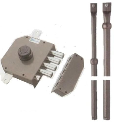 Serratura di sicurezza MOTTURA art. 631 triplice con pompa-cilindro 80 mm DESTRA COMPLETA DI ASTE
