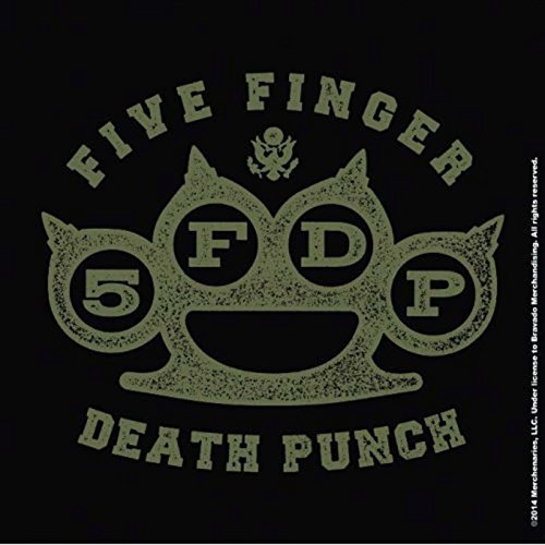 Five Finger Death Punch Untersetzer Brass Knuckles Nue offiziell Cork Single One Size