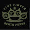 Five Finger Death Punch Coaster Brass Knuckles Official Cork single drink One Size