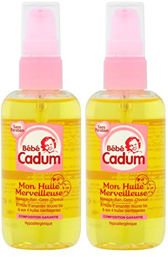 Bébé Cadum Huile Merveilleuse 100 ml - Lot de 2