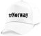 Reifen-Markt Base Cap Hashtag #Norway Größe Uni Farbe Weiss Druck Schwarz