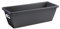 Elho Barcelona Trough 50 - Fioriera per Balcone esterno - Ø 49.8 x H 16.0 cm - Nero/Anthracite