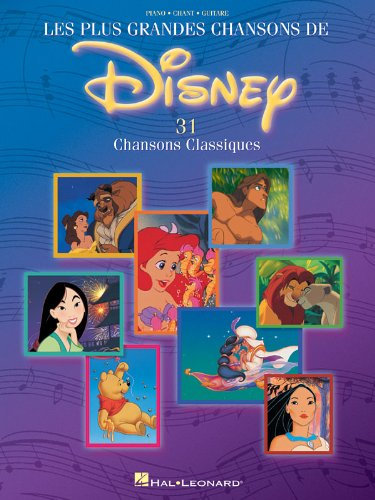 Les Plus Grandes Chansons De Disney. Für Klavier, Gesang & Gitarre(mit Akkordsymbolen)