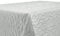 BEAUTEX Tischdecke Damast Streifen - Bügelfreies Tischtuch - Fleckabweisende, Pflegeleichte Tischwäsche - Tafeltuch, Rund 160 cm, Hellgrau