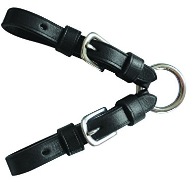 Riding World 608772002 Pelham Rondings avec anneaux pour adulte Unisexe Noir Taille unique