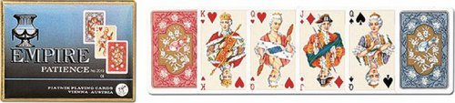 Piatnik?-?2019.0?-?2?decks of 54?Playing Cards Deluxe Box Patience Empire by Piatnik