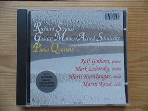 Strauss / Mahler / Schnittke: Piano Quartets