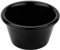 G.E.T. Enterprises S-630-BK 3 oz. Ramekin, Break Resistant, Melamine, black (Pack of 12)