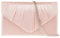 fi9® Pochette satinée pour femme Fête Bal Mariage Soirée - multicolore - vieux rose,