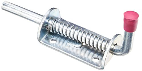 Merriway BH04491 150 mm (6 inch) Zinc Plated Spring Loaded Gate Stable Door Equestrian Bolt
