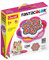 Quercetti 2101 FantaColor Mosaic Kits-STEAM Toy, Kid's Mandalas, Pink
