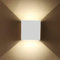 ETiME 12W LED Wandleuchte außen Wandlampe Wasserdicht mit einstellbar Abstrahlwinkel IP65 LED Wandbeleuchtung innen 3000K Warmweiß (Weiß 12W)