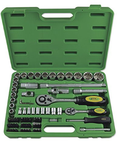 JBM 51316 Coffret de Douilles 12 pans 74 pièces