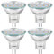 SANSUN 3W LED MR11 Light Bulbs, Replacement for 12V 20W 35mm Halogens, Fiber Optics Christmas Tree Bulb, G4/GU4/GZ4 Bi-Pin Base, Soft White 3000K, (Pack of 4)