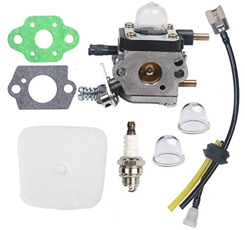 OxoxO Kit Carburateur C1U-K54A avec filtre à air et bougie d'allumage - Pour motoculteur/cultivateur 2 cycles Mantis 7222 7222E 7222M 7225 7230 7234 7240 7920 7924