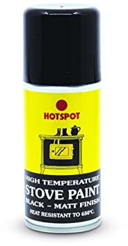 Hotspot Stove Paint Matt Black 150ml Aerosol