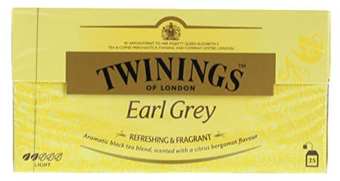 Twinings Earl Grey Té 25 bolsas de té