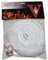 VITCAS 6mm White Stove Rope Seal + Glue (KIT) - High Temperature Rope Adhesive- Sealing- Gasketing- Fire Rope- Thermal Rope with Protective Gloves