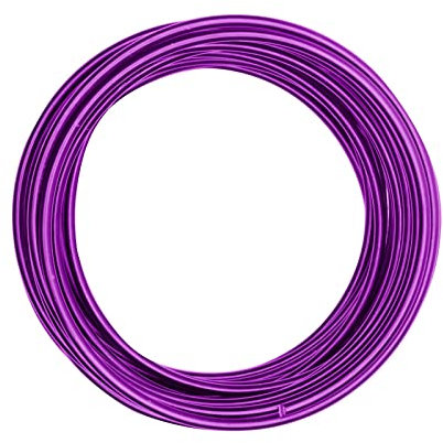 Vaessen Creative Filo di Ferro Modellabile da 10 m x 4 mm Lavender (Viola) – Filo Flessibile per Creazioni Floreali, Realizzazione di Gioielli e Modellismo